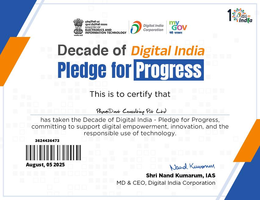Digital India - Pledge For Progress